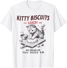 Kitty Biscuits We Knead Em You Need Em Cat Lover Unisex T-Shirt