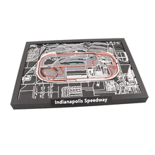 Indianapolis Motor Speedway 3D Track Map – Layered Circuit Wall Art and Desk Dis