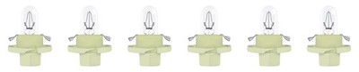 6x OSRAM ORIGINAL BX8.4d 12 V/2 W blassgrün
