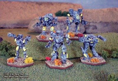BattleTech Miniatures BattleForce Scale Clan Star Pack 1 (5)