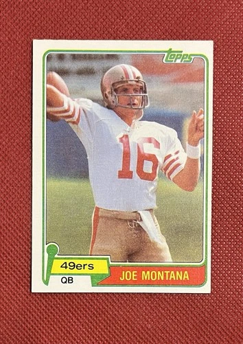Joe Montana 1981 Topps #216. ***Sharp Corners***