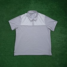 Adidas Men's Climachill Medium Grey Performance Competition Golf Polo Shirt