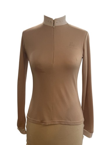 CAVALLERIA TOSCANA Italian Equestrian Horse Riding Top Size XS Blush Pink