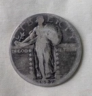 1927 D - STANDING LIBERTY QUARTER  25c  - Actual Coin Shown - Silver