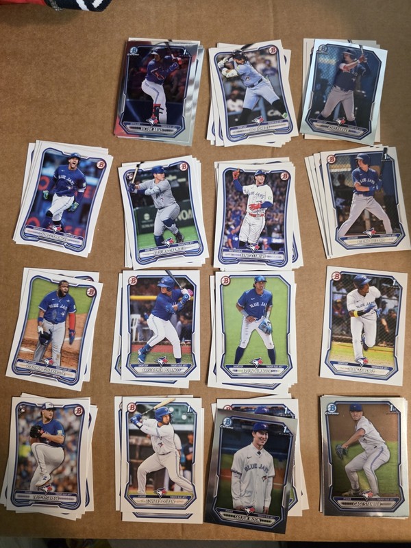Lot of 55 Toronto Blue Jays 2026 Bowman baseball cards
