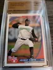 2006 Grandstand Midwest League Top Prospects - Johnny Cueto (RC) Gem Mint 10