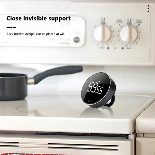 LED Digital Electronic Timer USB Rechargeable Magnetic Shower Study ...