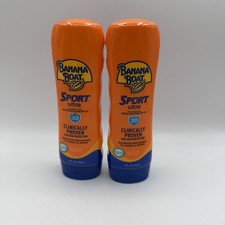 Banana Boat Ultra Sport Sunscreen Lotion, SPF 30 8oz, EXP 09/26 2 Pack