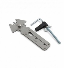 Zippers Fast Installation Tool Stable Template with Clamp Metal Zippers Jig for