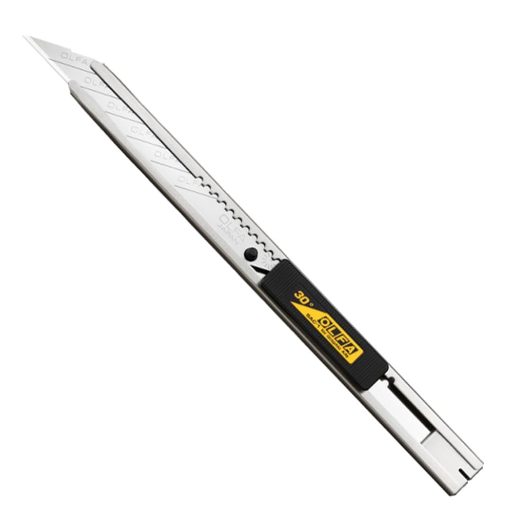 With Auto Lock Silver Sharp Edge