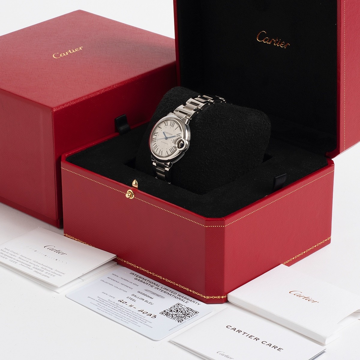 Cartier Ballon Bleu Automatic Ref WSBB0044 437733, Stainless Steel Case, Yr 2023