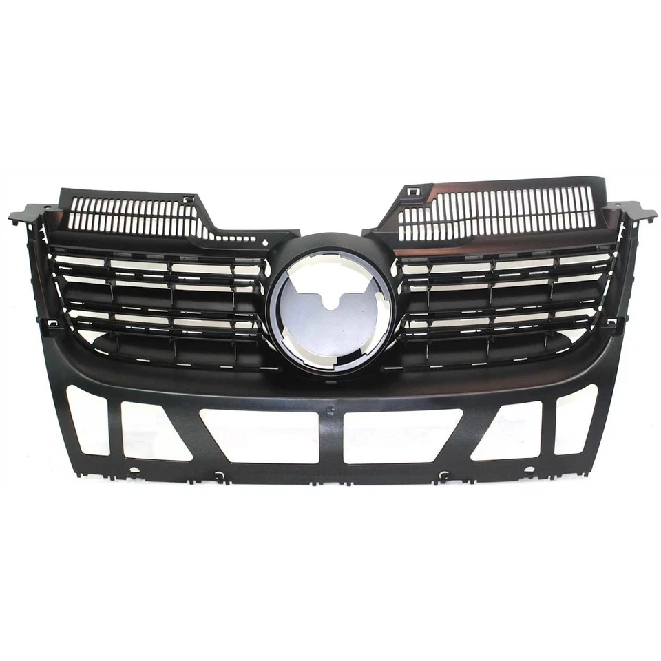 NEW FRONT BLACK GRILLE AND CHROME EMBLEM SET 2PC FOR 2005-2010 VOLKSWAGEN JETTA — 第 2/4 张图片