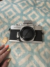 Minolta SRT202 camera, viewfinder is clean VERY GOOD CONDITION See Photos