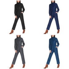 Women Full Body Workwear Coveralls Mechanics Rompers Casual Jumpsuit Holiday