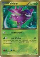 1x Virizion - 103/101 - Secret Rare Heavily Played Pokemon BW - Plasma Blast on eBay