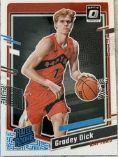 2023-24 Donruss Optic #212 Gradey Dick