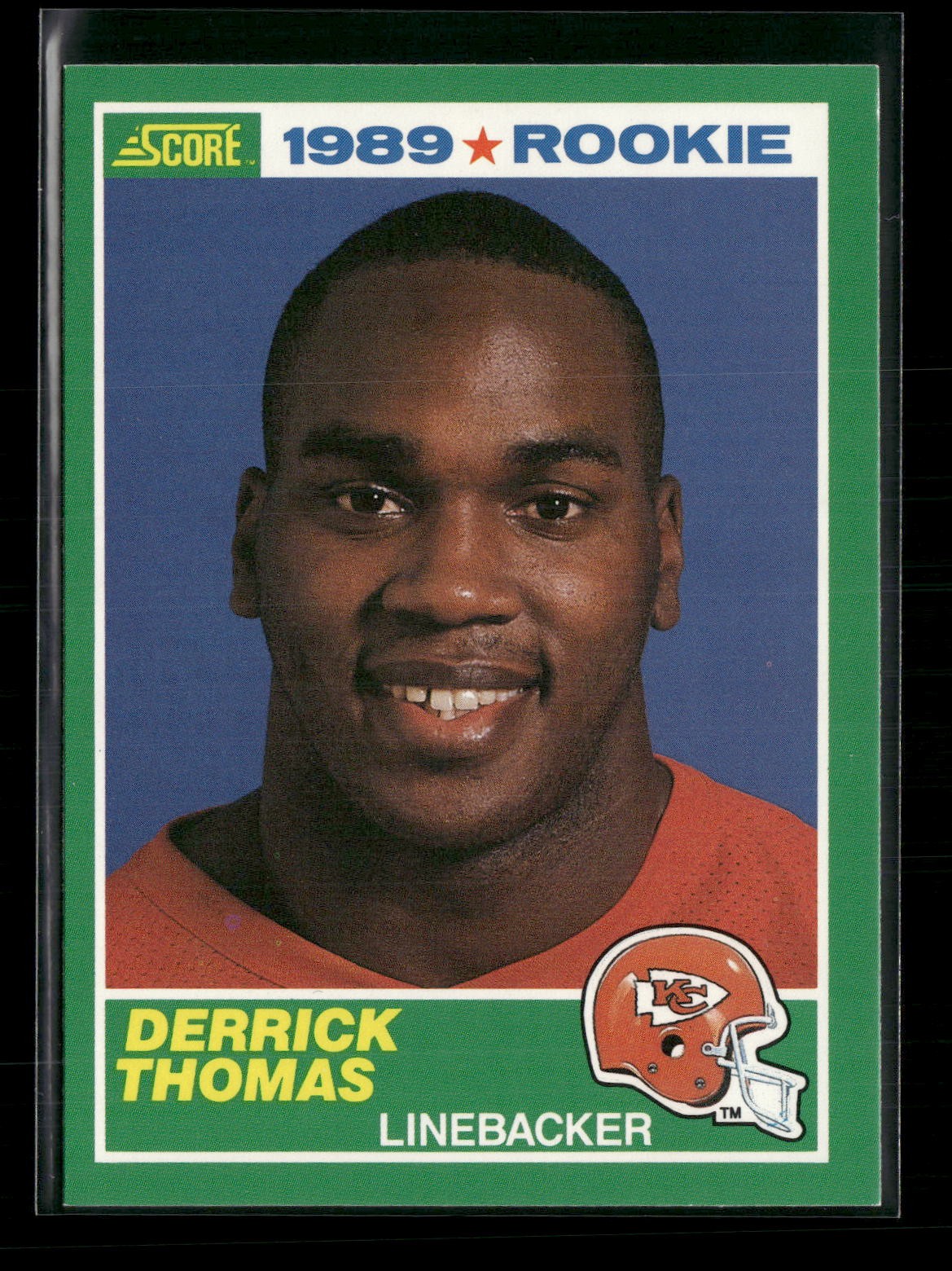 1989 Score #258 Derrick Thomas Kansas City Chiefs