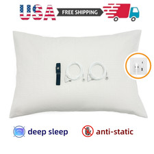 Grounding 10 Silver Fiber Conductive Pillowcase - Sleep Better Reduce Stress