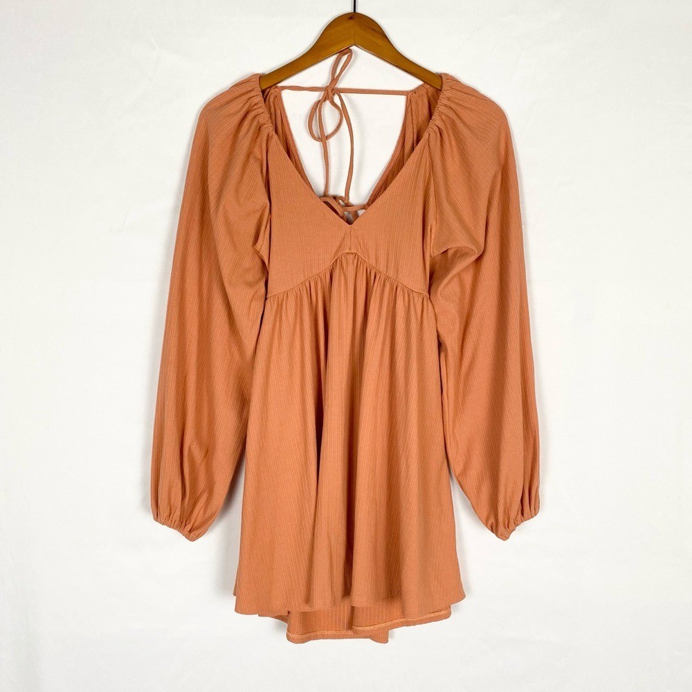 Lovers and Friends Giorgia Dress Mini in Ginger Long Sleeve Size Small