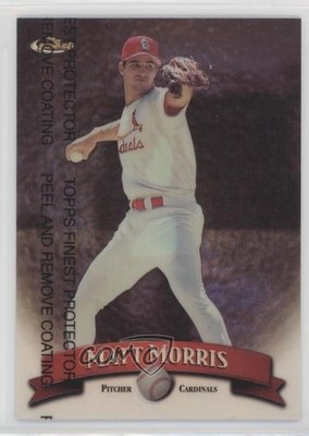 1998 Topps Finest Refractor Matt Morris #45 0t2
