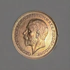 1928 George V Farthing — photo from another recent sale