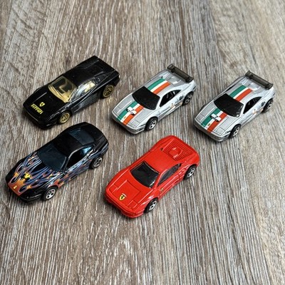 Hot Wheels Ferraris Lot of 5 Loose Diecast Cars 80s/90s Malaysia (F355/550/Test)