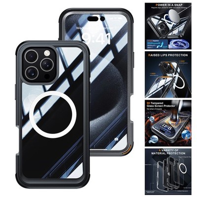 Schutz Hülle Für iPhone 16 Plus Pro Max Case Handy Cover mit Displayschutz DE