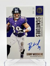 2017 PANINI ENCASED DANNY WOODHEAD 04/10 GOLD RESERVE SIGNATURES NO. RS-DWH