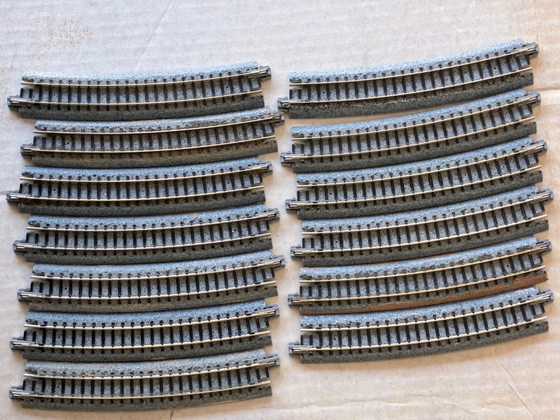13 Kato R-481-15 (20-160) R 19" Unitrack N Gauge Curved Track