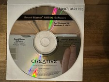 Creative Labs Sound Blaster AWE64 Software Install Disc PC CD-ROM Windows 3.1 95
