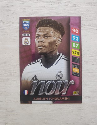 Panini Aurélien Tchouameni Noir Card Adrenalyn XL FIFA 365 2024 2025 Real Madrid