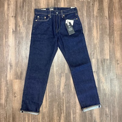 Levi's 502 1653 PREMIUM SELVEDGE Men's 29x30 Dont Be Rigid Blue
