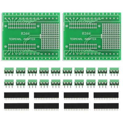 Expansion PCB Board 2 PCS with Screw Terminal for ESP8266 NodeMCU Board