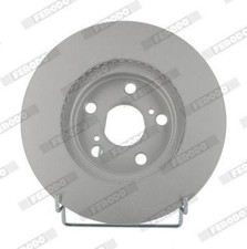 2x FERODO PREMIER Disque de frein Avant pour TOYOTA PRIUS (ZVW3) 255mm DDF1882C