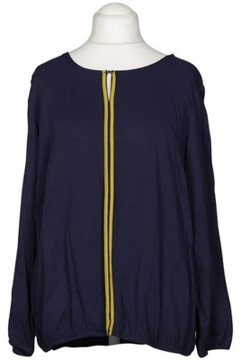 VIA APPIA DUE Bluse Damen Oberteil Hemd Hemdbluse Gr. EU 44 Marineblau #8x5dq3b