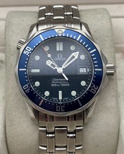 Omega Seamaster Midsize Quartz Watch Blue 36mm 2561.80.00