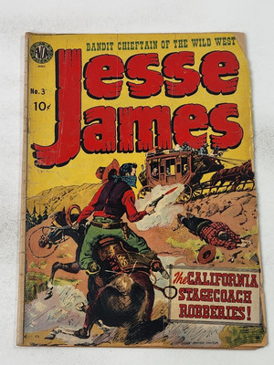Jesse James 3 Avon Publication Golden Age 1951