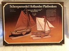 Schiffsmodell Bausatz Authentic Shipmodels Amsterdam Tjalk 1:40 Holz
