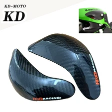 Real carbon fiber fuel tank guard slider Cover For Kawasaki ZX6R ZX-10R 19-24