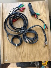 assorted rca and S video component cables
