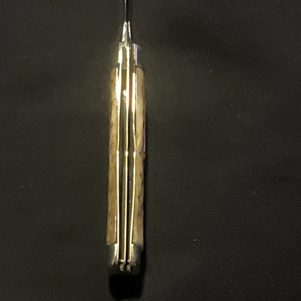 Large gun stock jackknife by Majestic cutlery beautiful bone handles! Germany - Image 3 of 4