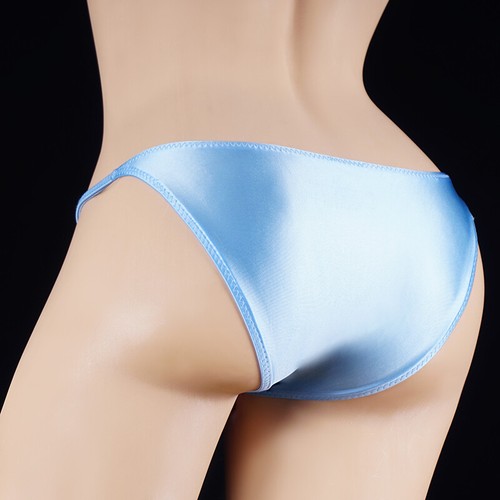 Mens Sexy Glitter Satin Underwear Thong G-Strings Stretch Sports Underpants - Picture 20 of 45