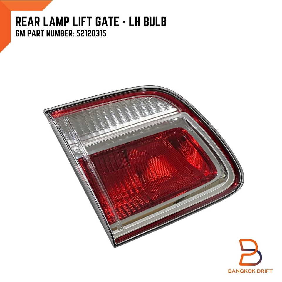 REAR LH TAIL LAMP LIGHT LIFT GATE INNER FOR CHEVROLET TRAILBLAZER 12-22 52120315 - Image 3 of 4