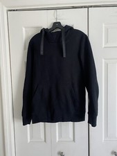 Club Monaco Black Logo Nacho Men's Hoodie Hooded Sweatshirt XS