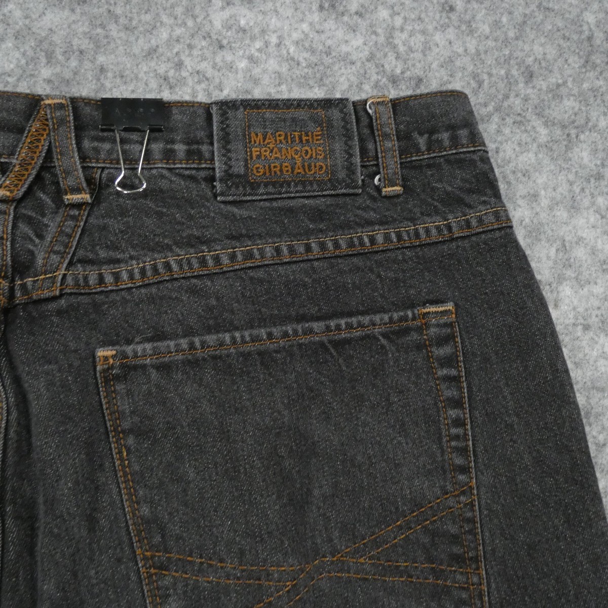 Marithe Francois Girbaud Jeans Men 40x25 Blue Twisted Five Gray