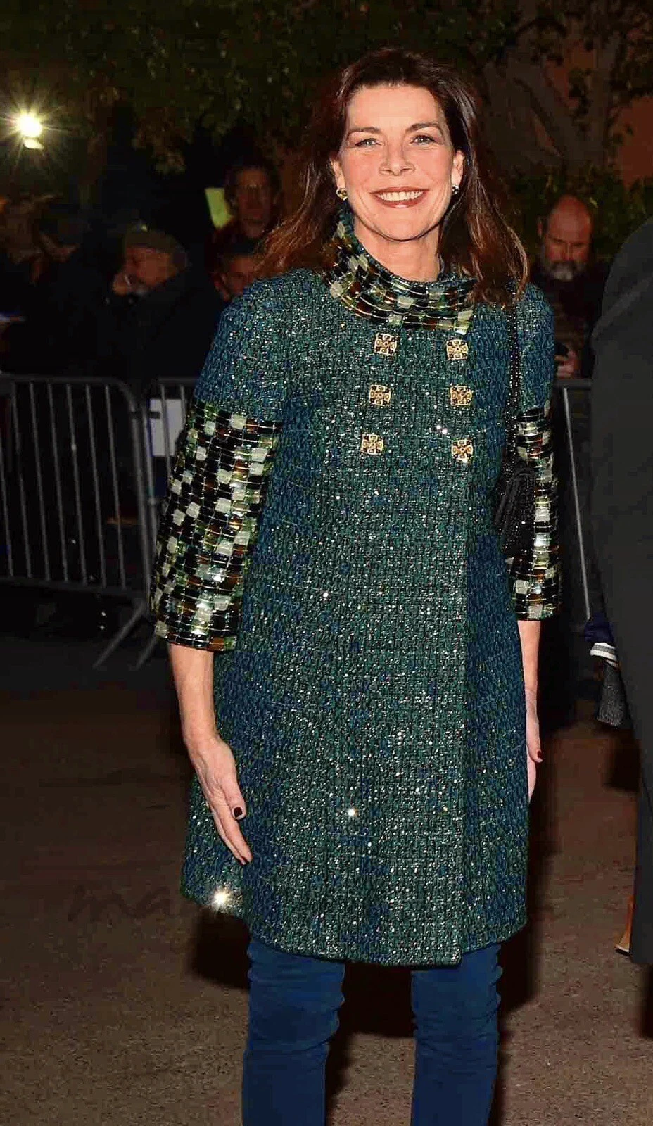 Cappotto Giacca CHANEL 11A Pre Fall BIZANCE Fantasy Tweed Ricamata Verde FR 36 38