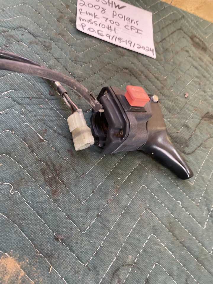 Polaris Rmk 700 2008 palanca de acelerador pulgar interruptor de muerte 258 Foto 4 de 4