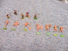 Elastolin 40mm Unpainted Roman group x7  Lot J