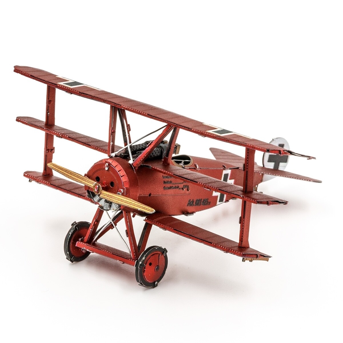 Fascinations Metal Earth BARON VON RICHTHOFEN TRI-WING FOKKER 3D Steel Model Kit