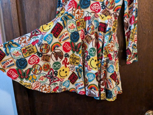 Rock Your Kid Size 8 Iron On Patches Dress - Picture 3 of 7
